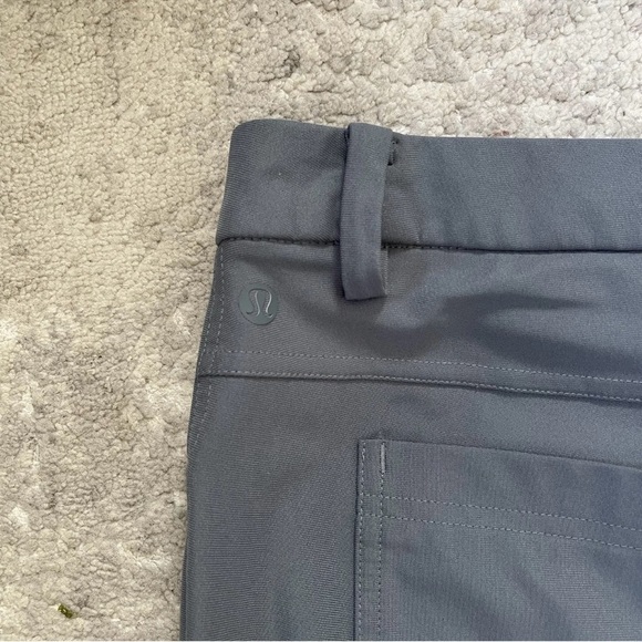 Lululemon Men's ABC Pant Classic Fog Horn - Size 38 Length 34 - Warpstreme Gray - Picture 8 of 13